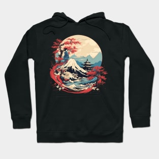 JAPANESE WOODBLOCK PRINT Hoodie